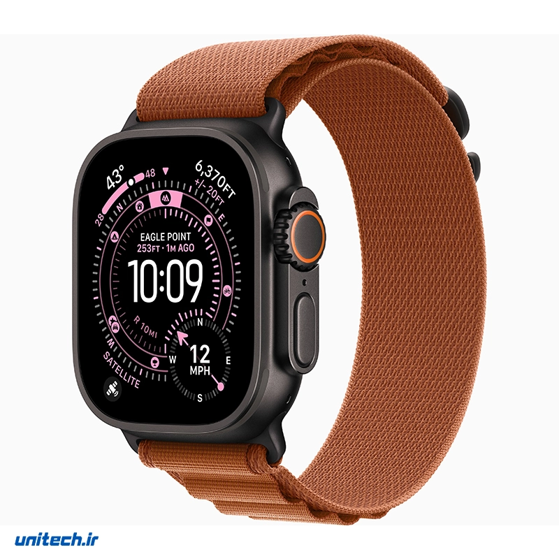 ساعت هوشمند اپل واچ الترا 3 Black titanium با بند Alpine Loop2